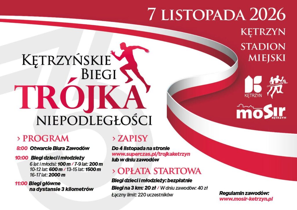 Kętrzyńskie Biegi „Trójka Niepodległości”