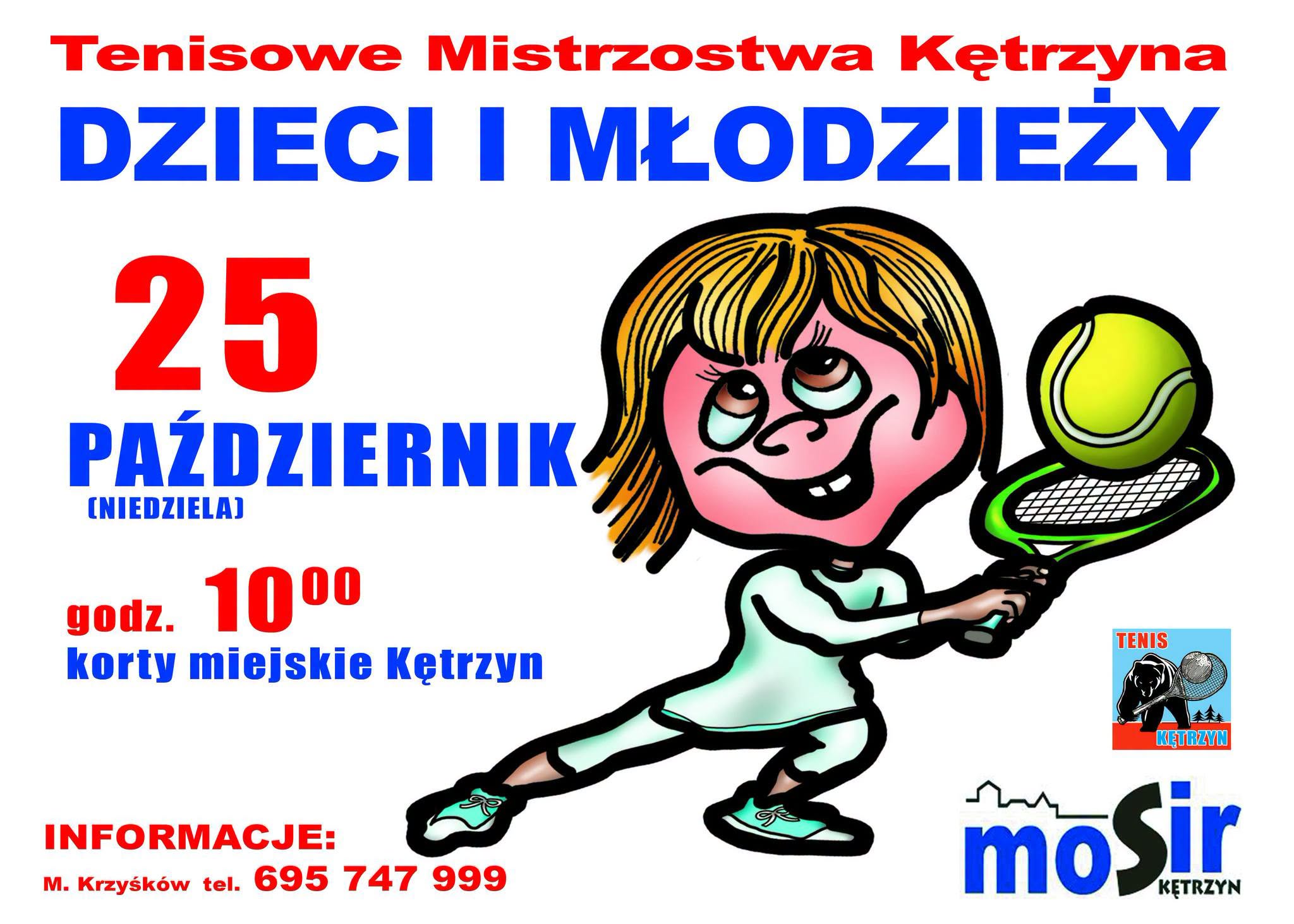 Tenisowe Mistrzostwa Kętrzyna dzieci i młodzieży