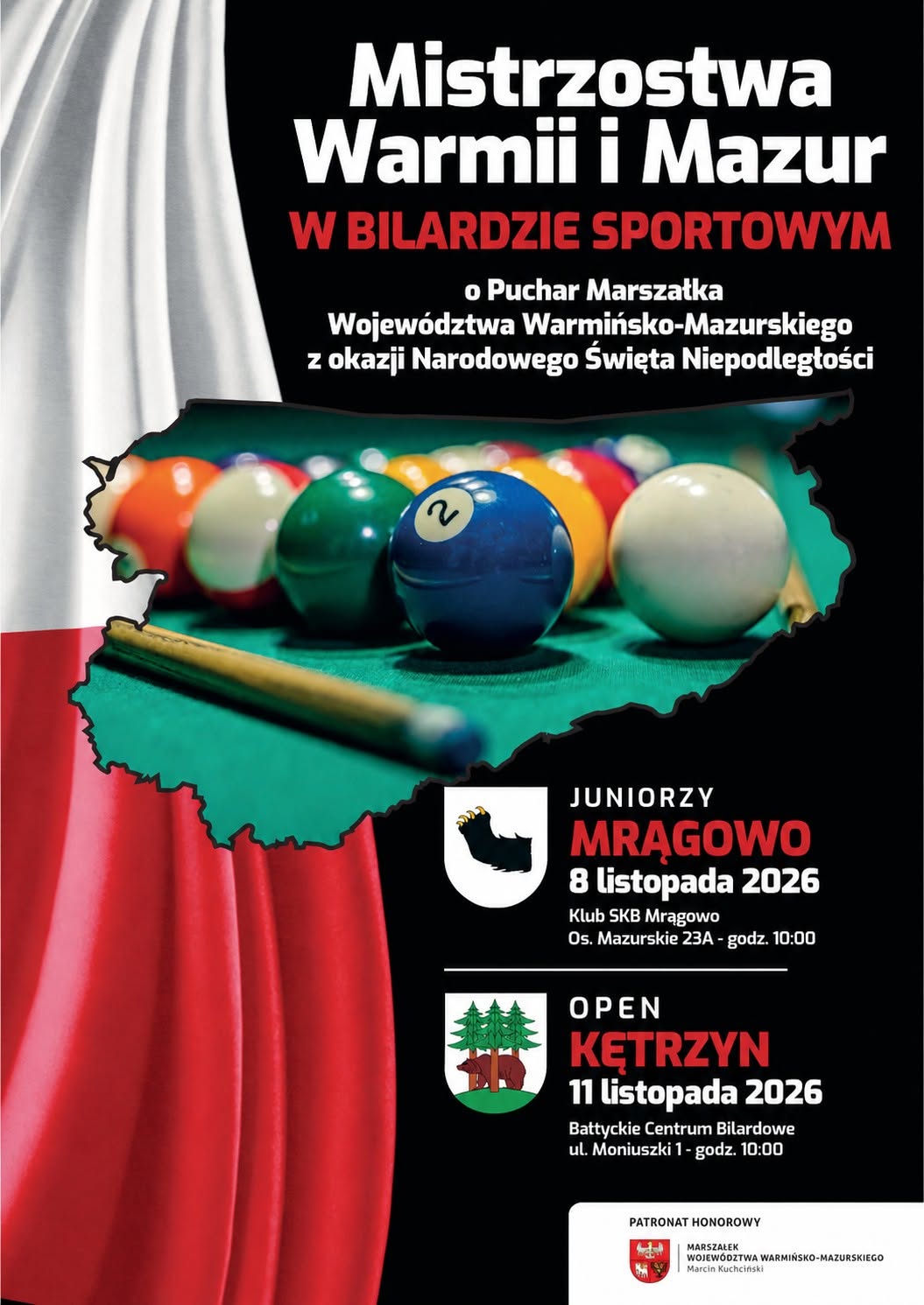 TURNIEJ Z OKAZJI NARODOWEGO ŚWIĘTA NIEPODLEGŁOŚCI!